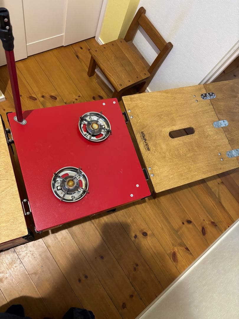 iKaMPER AIOKSテーブル　ライトスタンド、ラックセット