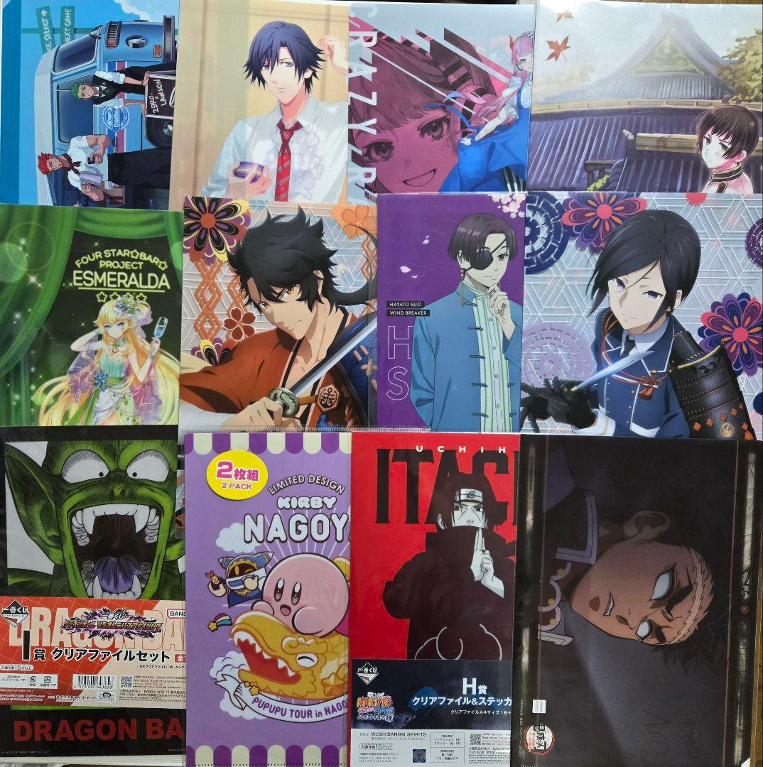アニメグッズ キャラクターグッズ クリアファイル まとめ売り 200枚以上　①