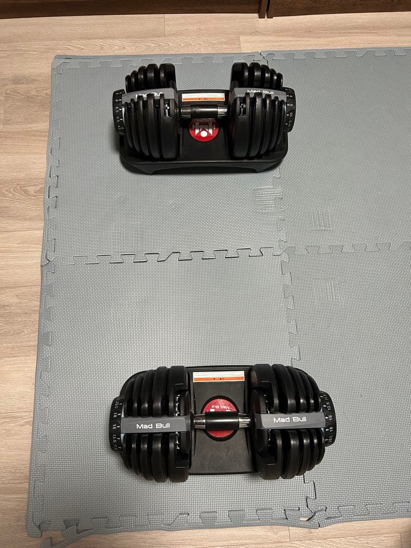 美品 MADBULL セットダンベル 可変式 24kg