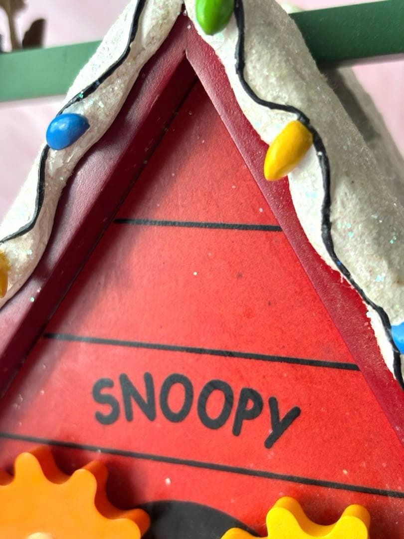 【希少】ピーナッツ スヌーピー クリスマス オルゴール 置物　チャーリーブラウン