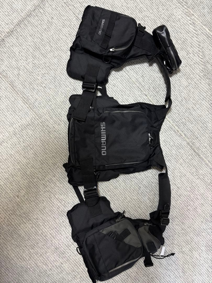 シマノ(SHIMANO) ゲームベスト VF-024U ブラック