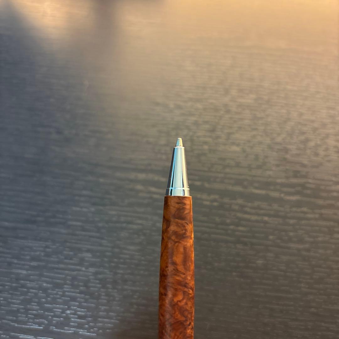 工房楔　シャープペンシル　花梨瘤（一部紅白）