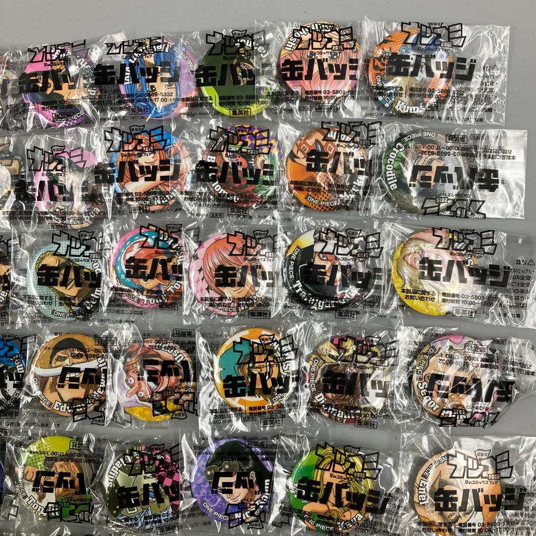 ナツコミ 2015 ワンピース 缶バッチ 103種 コンプリート