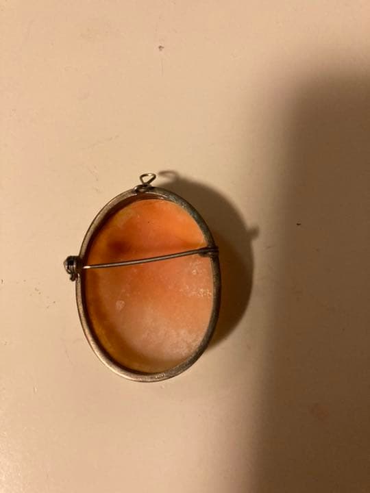 アンティーク　カメオ　ブローチ