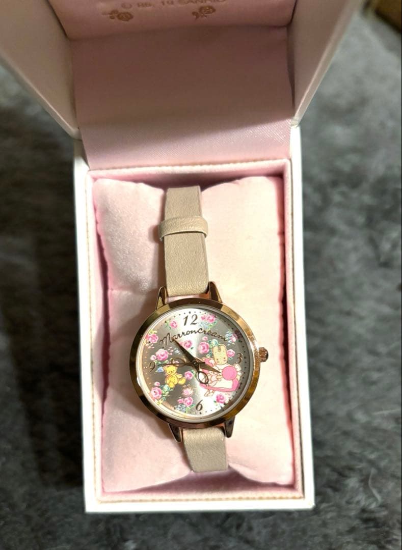 マロンクリーム　ソーイングシリーズ　時計　ウォッチ