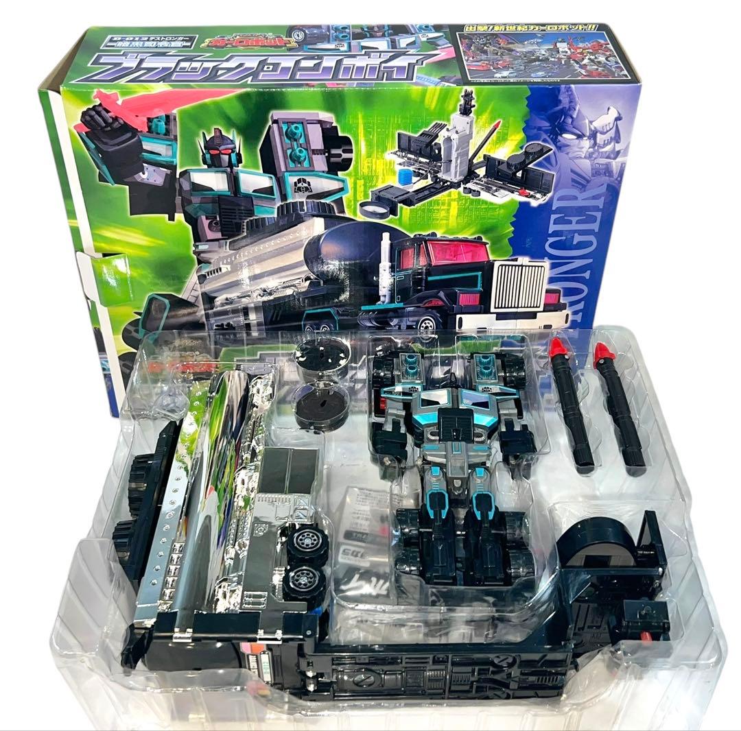 デッドストック　ほぼ未使用品　トランスフォーマー　カーロボット　ブラックコンボイ