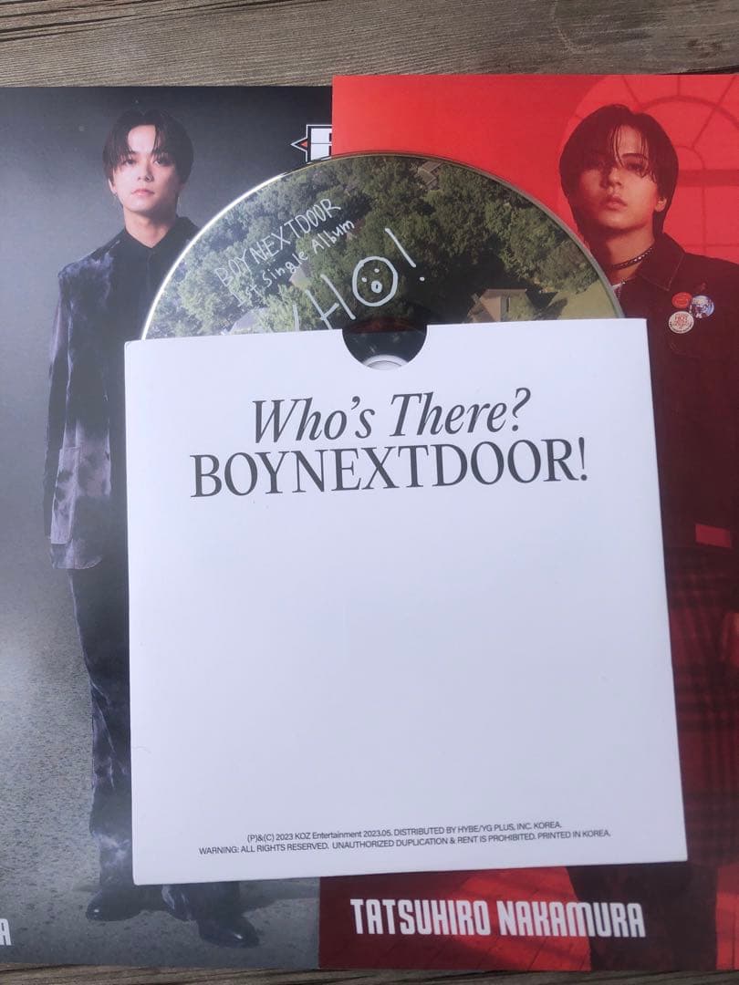 BOY NEXT DOOR CDセット。フォトカード ウナク。