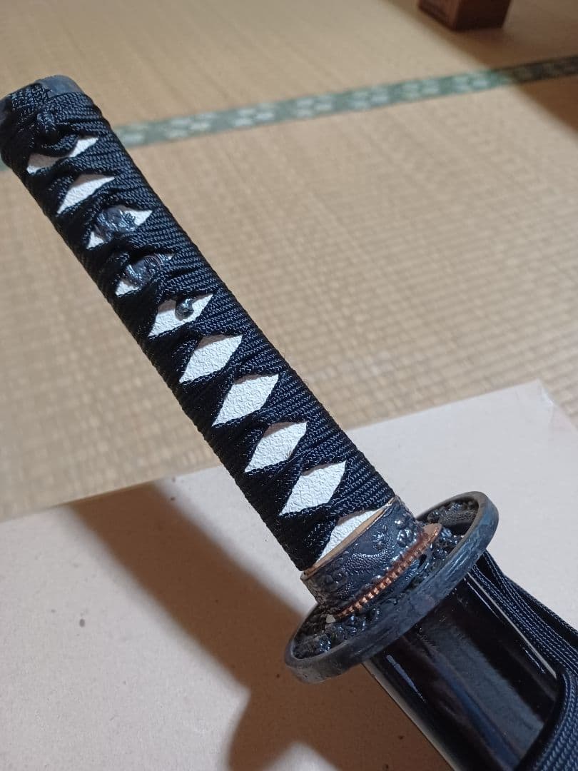 舞踊刀　模造刀　黒 約73cm