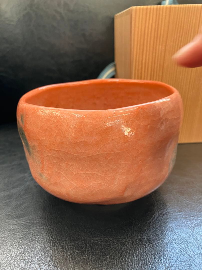 Etsuko_closet様　未使用　八坂焼　茶道具 お茶碗　琵琶之絵　大福茶碗