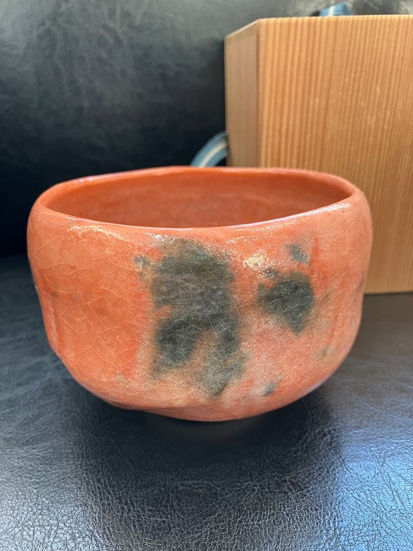 Etsuko_closet様　未使用　八坂焼　茶道具 お茶碗　琵琶之絵　大福茶碗