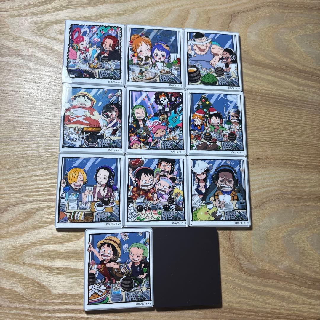 ワンピース麦わらスペーストレーディングアクリルマグネット10種➕おまけ