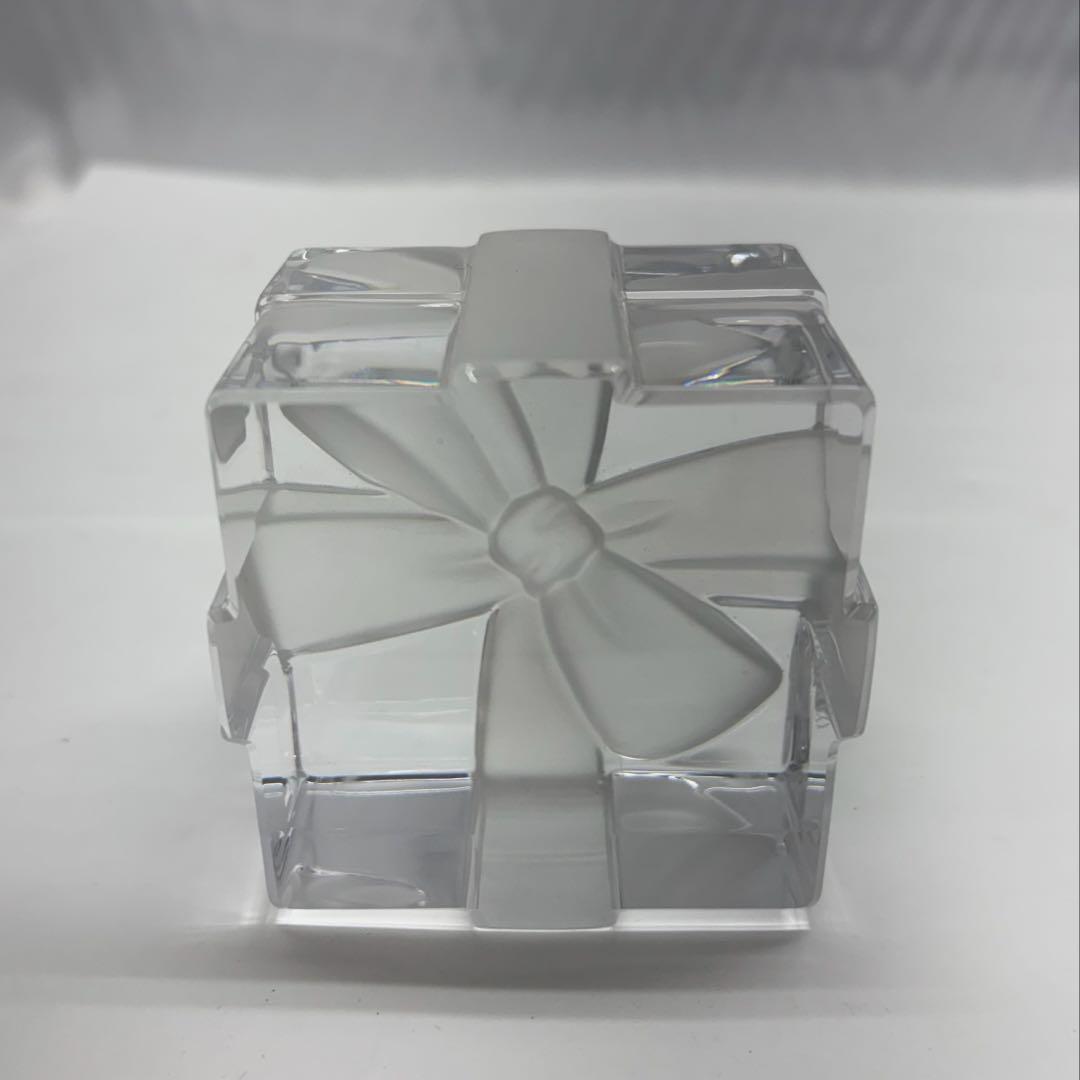Tiffany＆Co. クリスタル　リボンボックス　ペーパーウェイト