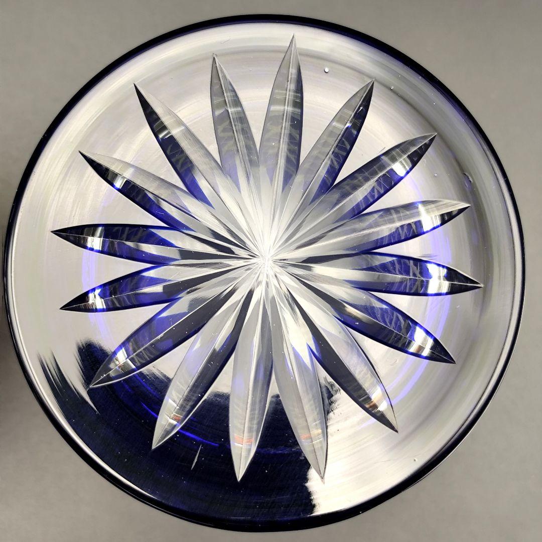 未使用品☆江戸切子 ロックグラス3客（切子、江戸切子、薩摩切子）