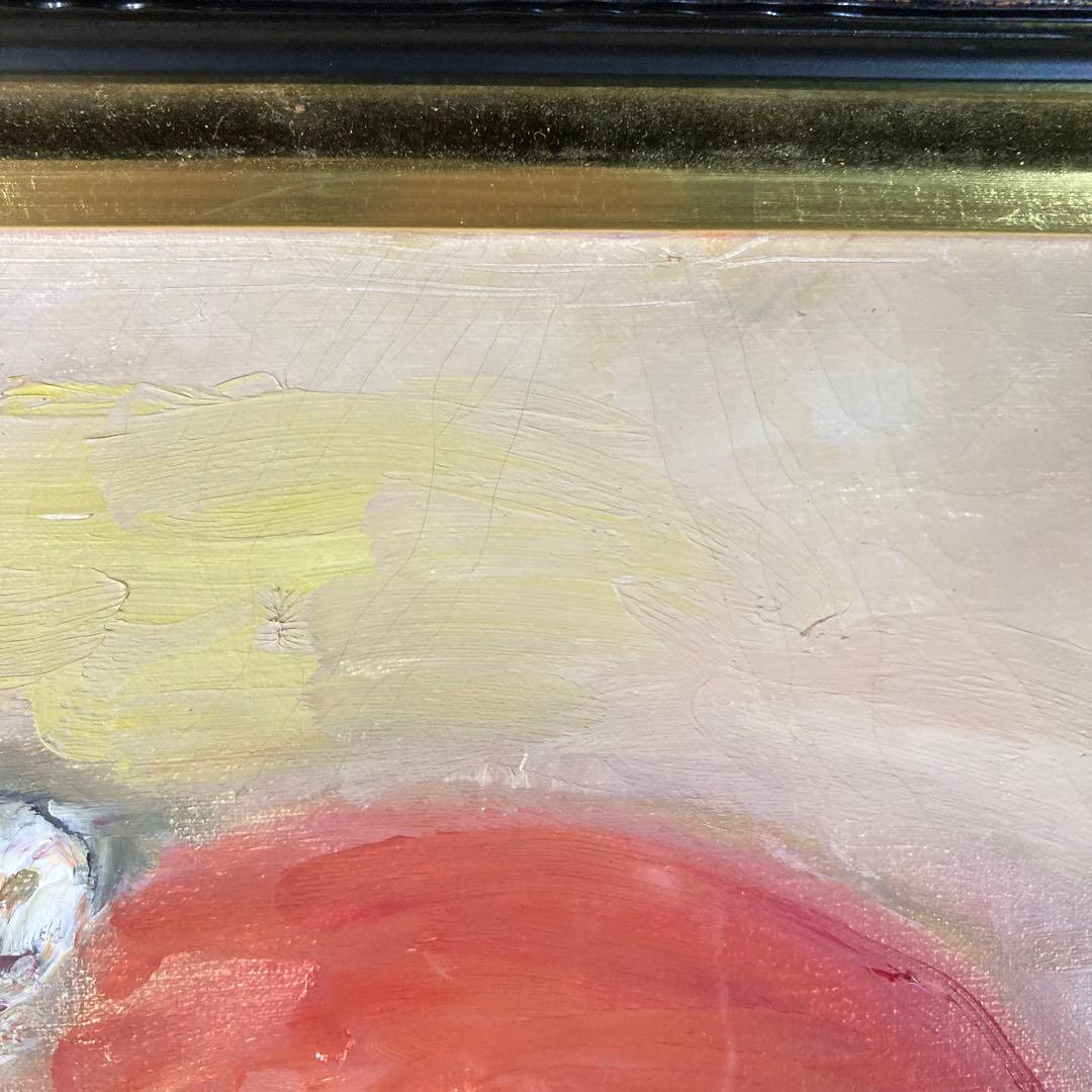 【真作保証】織田広喜「少女」油彩6号 直筆サイン 二科会 アンニュイ 絵画 美人