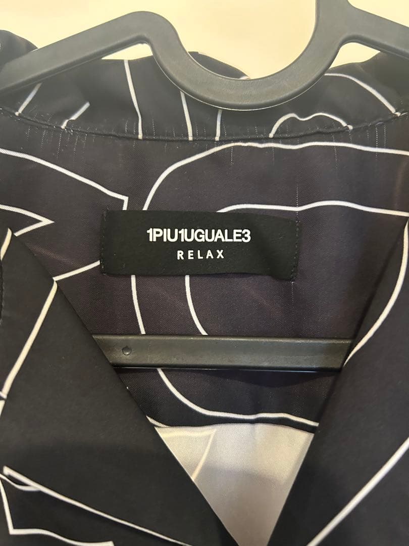 1PIU1UGUALE3 シャツ パンツ　セットアップ！ ブラック