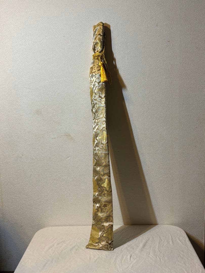 軍刀革鞘付き竹刀日本刀模造刀日本軍指揮官刀全長106cm