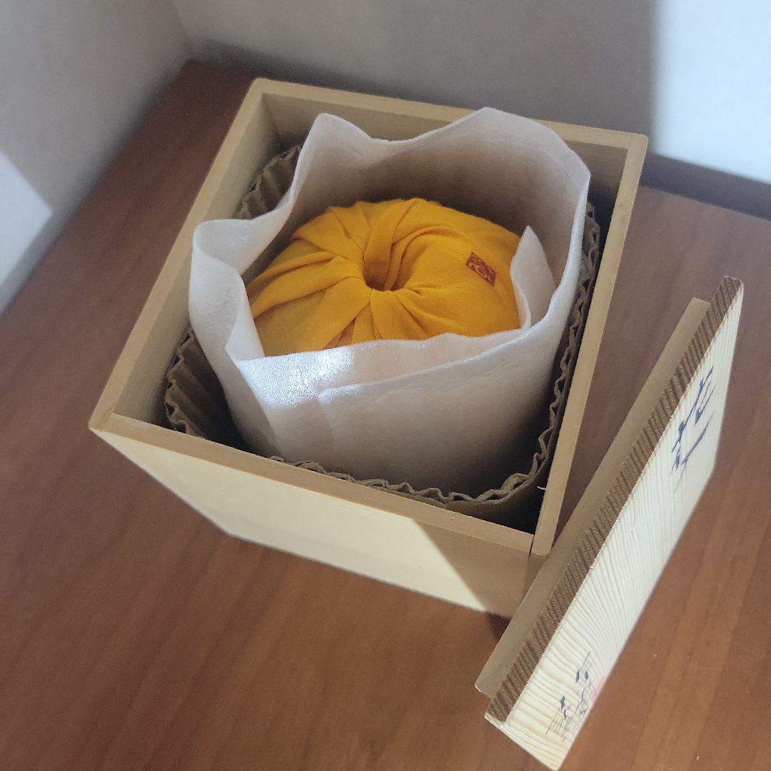 北村純子作 花入 幾何学模様の黒い陶器花瓶