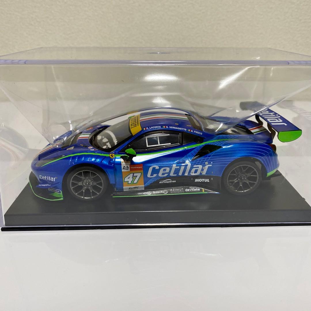 GLレーシング製 ミニッツボディ フェラーリ 488GT3 ブルー