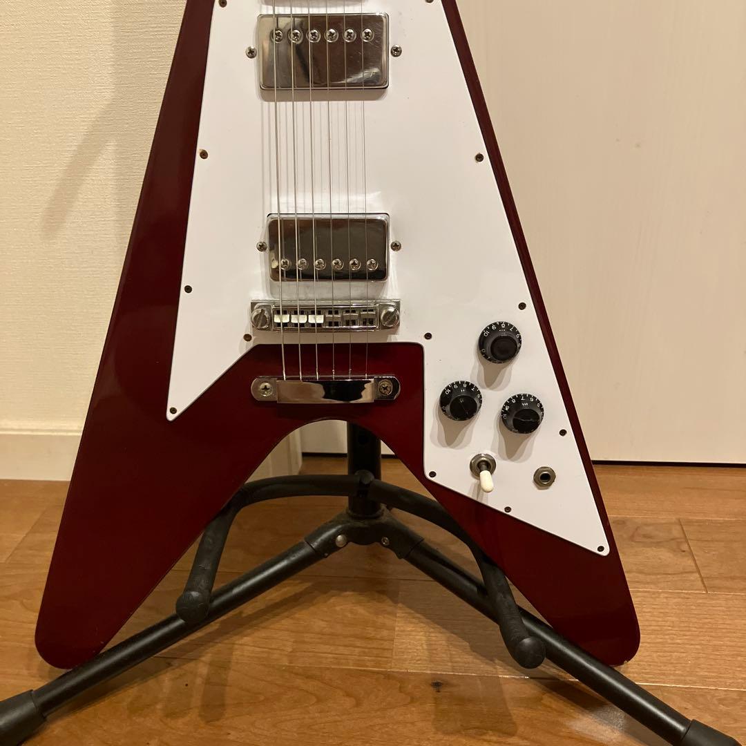 フライングV エレキギター トムソン