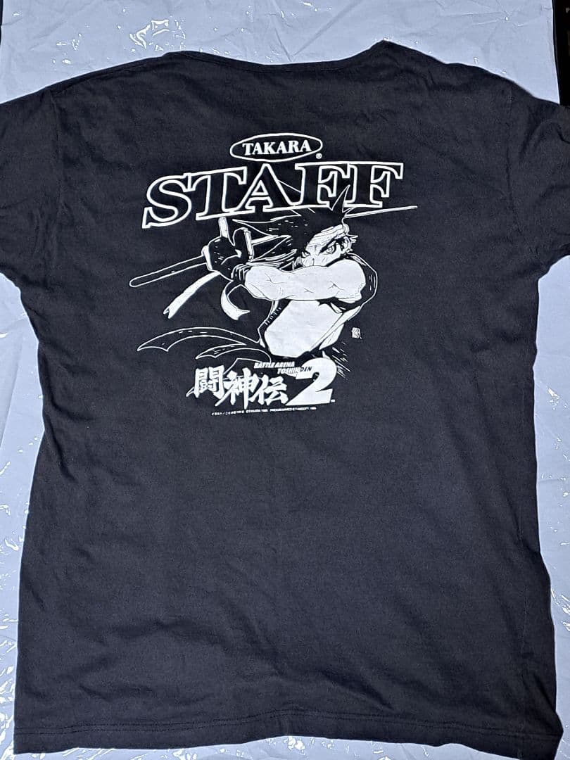 PS バトルアリーナ闘神伝2 スタッフTシャツ 非売品　レア　タカラ