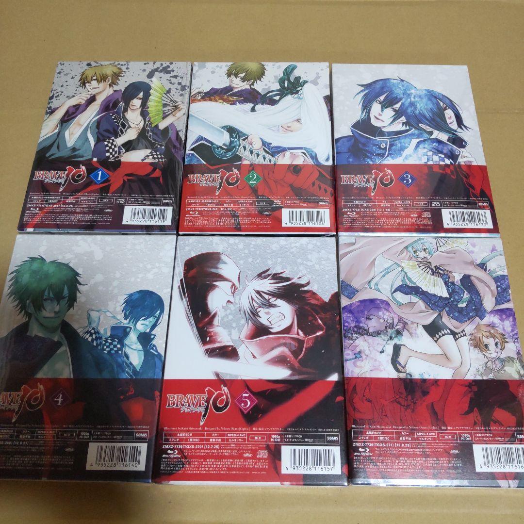 アニメ BRAVE10 Blu-ray 初回限定版 全6巻