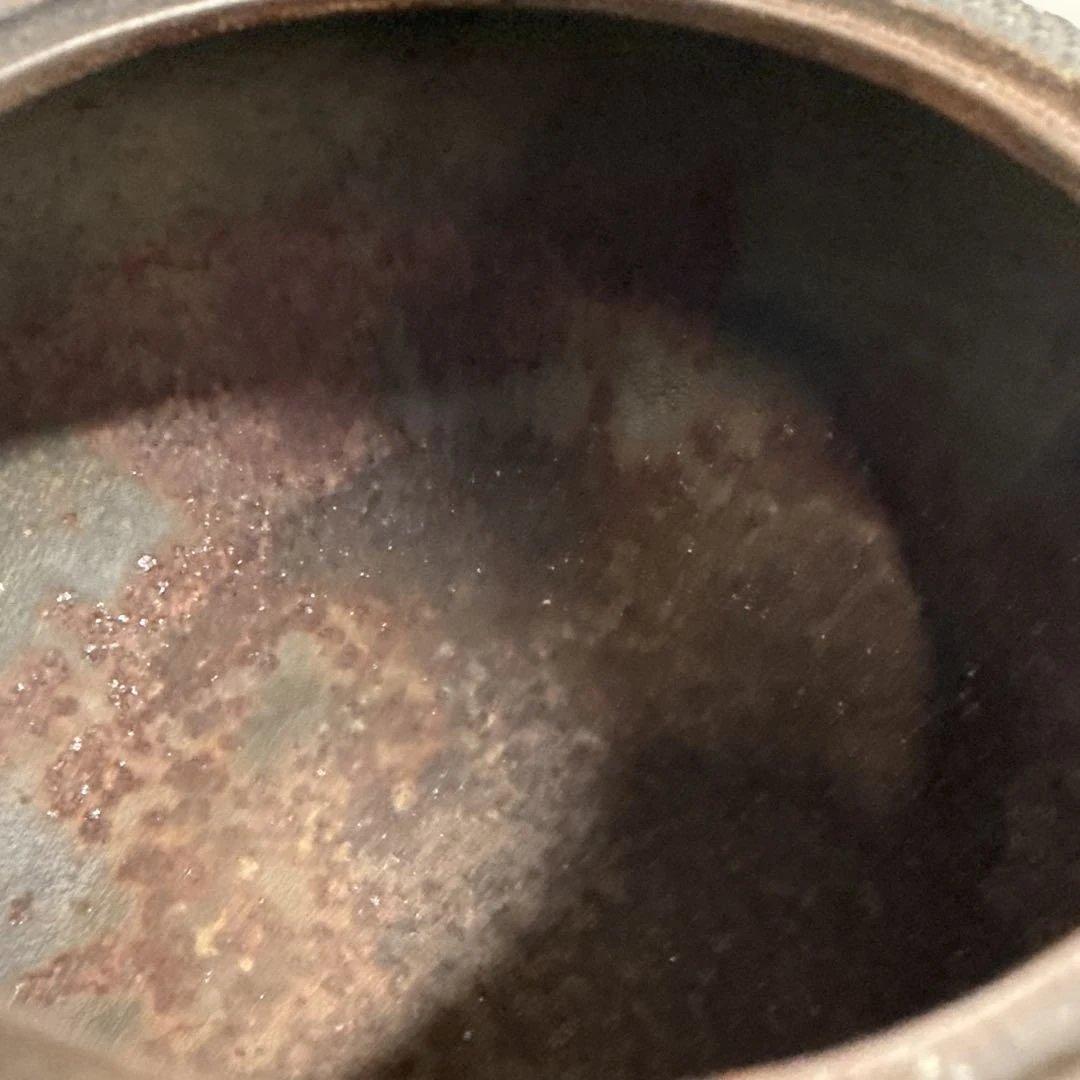 黒い鋳鉄製鉄瓶　南部盛栄堂　☺︎