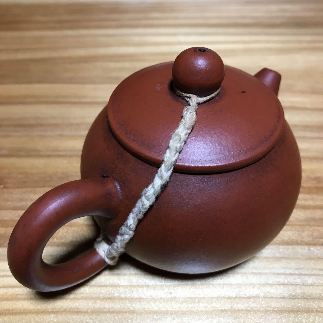 乾隆年製　朱泥茶壺