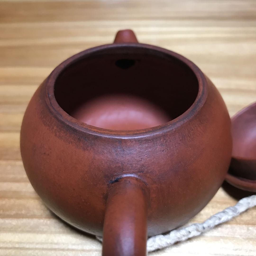 乾隆年製　朱泥茶壺