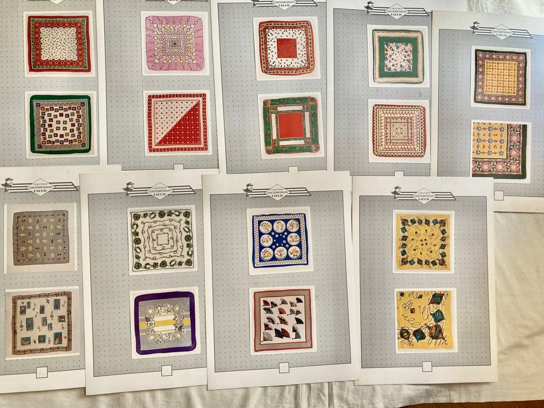 ビンテージスカ-フ写真集資料(7種類102カット77ぺ-ジ+2ペ-ジ)