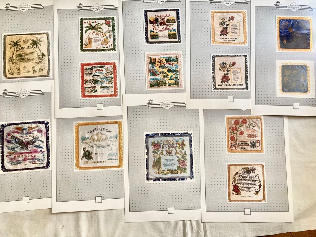 ビンテージスカ-フ写真集資料(7種類102カット77ぺ-ジ+2ペ-ジ)