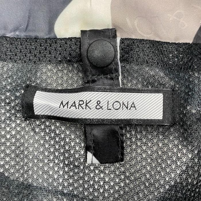 【美品】MARK & LONA ゴルフ ダブルジップ ブルゾン ジャケット 50