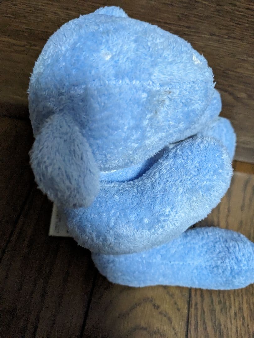 GUCCI グッチ　BABY テディベア　ぬいぐるみ　くま　ロゴ　ブルー