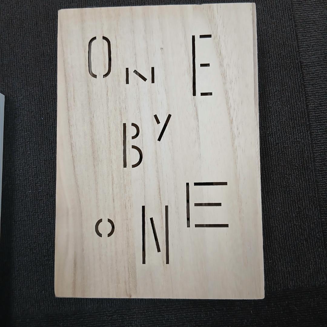 【希少本】ONE BY ONE 木製アートブック