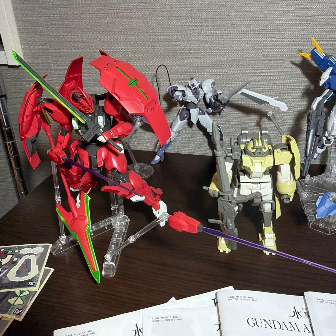 ガンプラ　組み立て済み品　まとめ売り　9体セット
