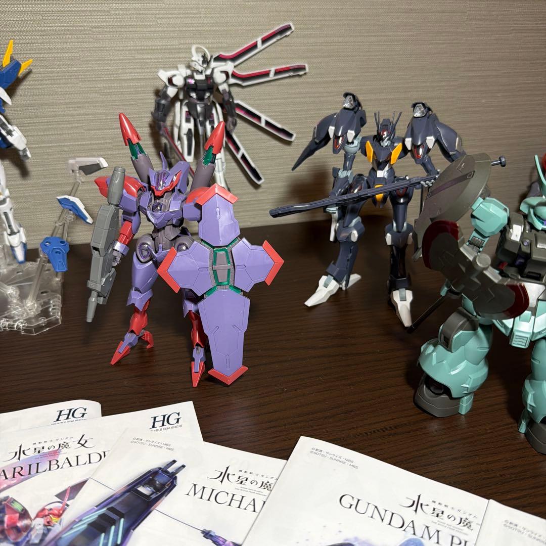 ガンプラ　組み立て済み品　まとめ売り　9体セット
