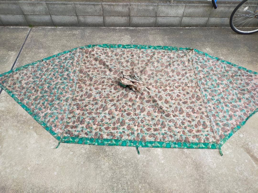 【デッドストック】トルコ軍幕 ２枚セット パップテント ①・②