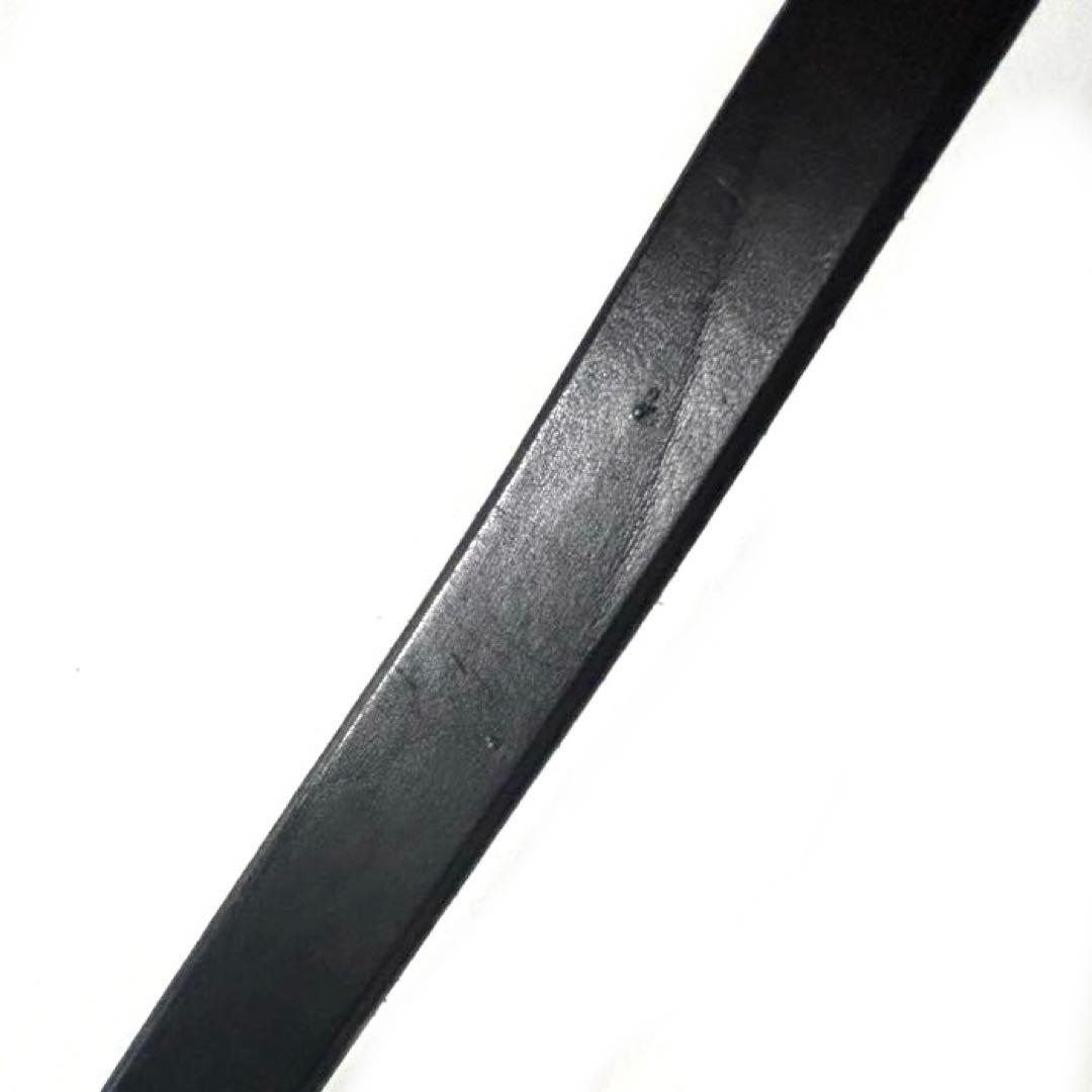 美品 COACH コーチ 黒 レザー 大型犬用 リードのみ 2.5×118cm