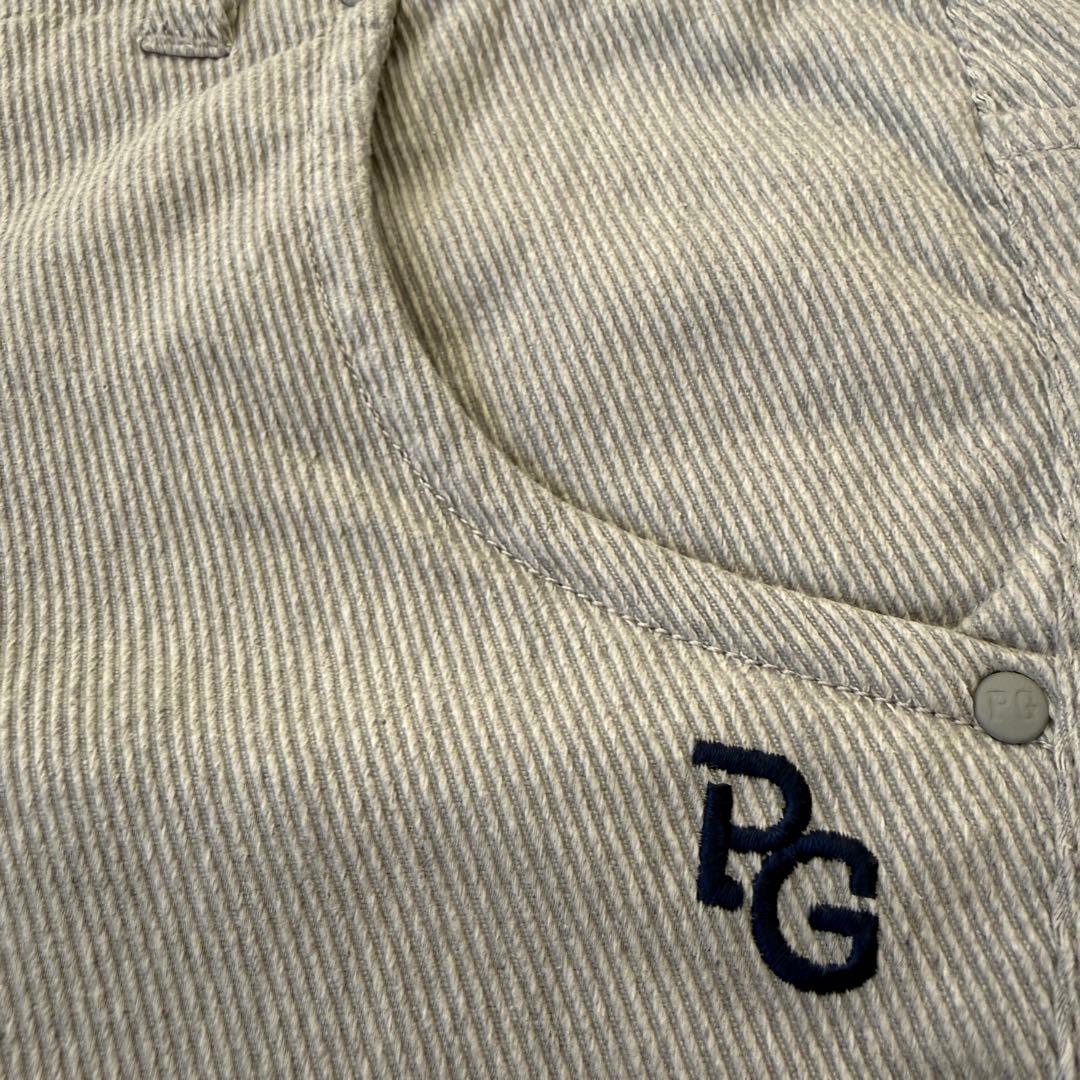 現行モデル　パーリーゲイツ　パンツ　S〜M相当　グレー　美品　コットン素材　3