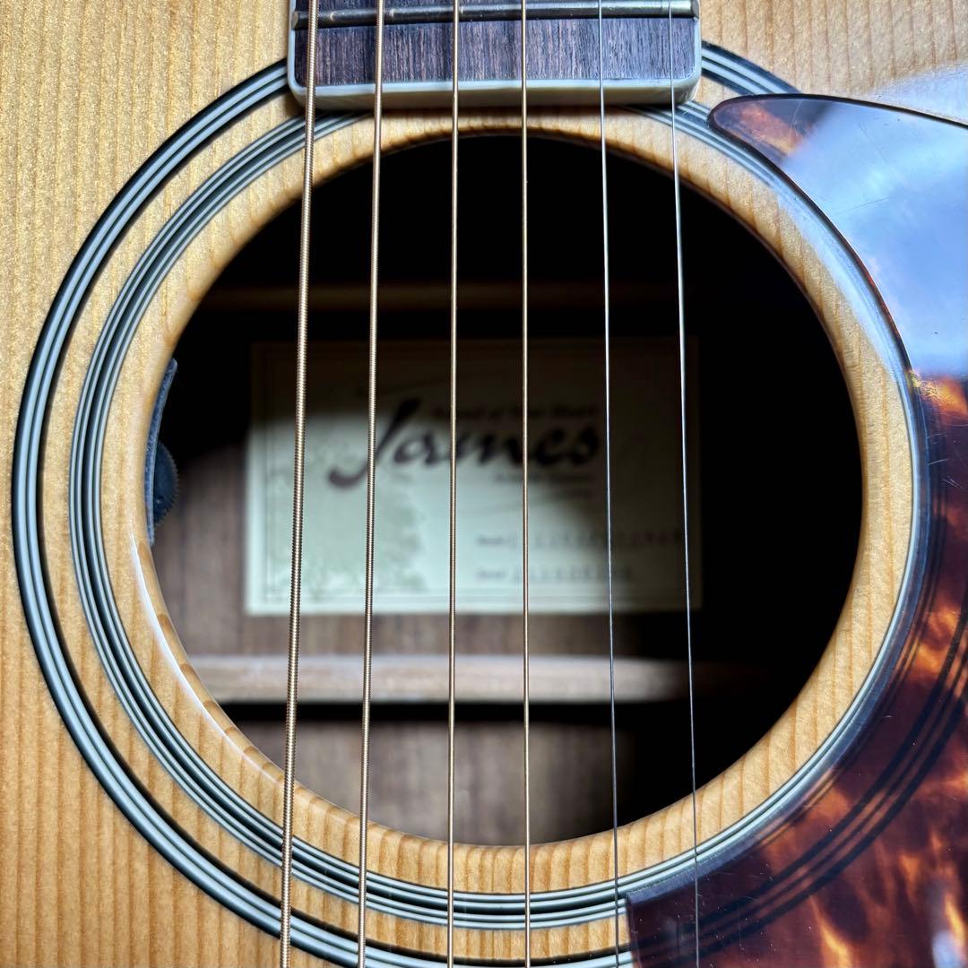 【美品エレアコ】James J500A/ova トップ単板　ソフトケース付き