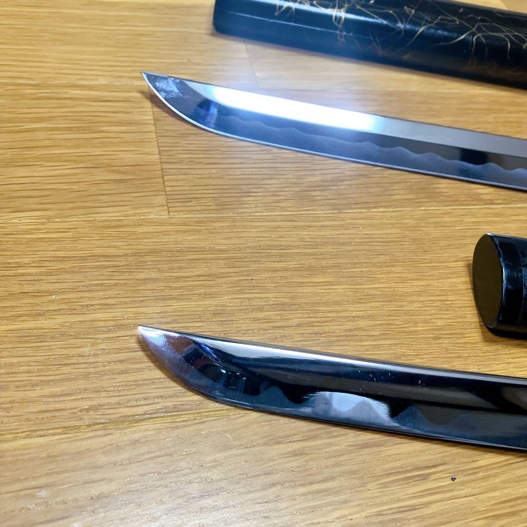 模造刀】大小拵え 2本セット 打刀と脇差 約103cm 72cm