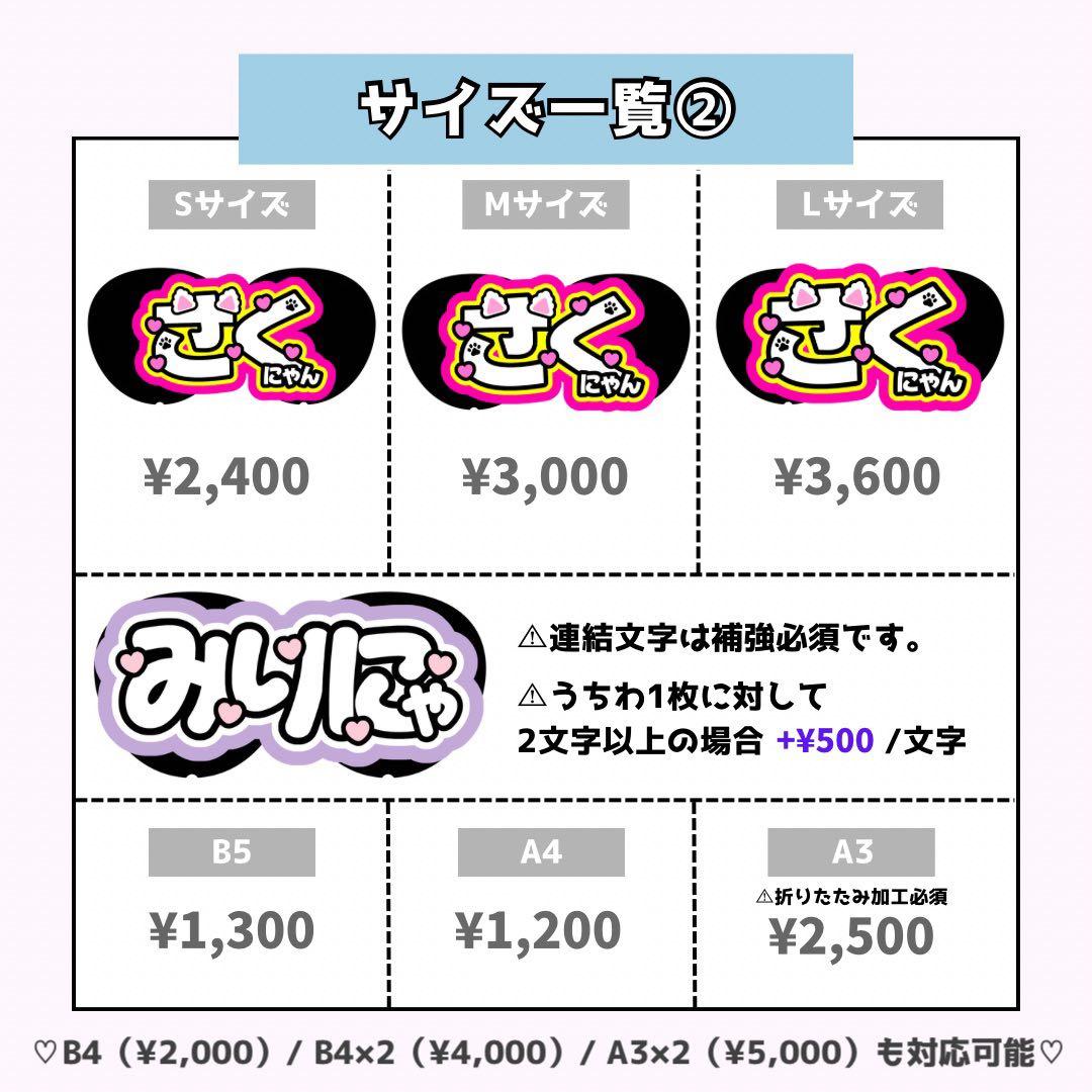 れまページ♡ネームボード うちわ文字 連結文字パネル オーダー