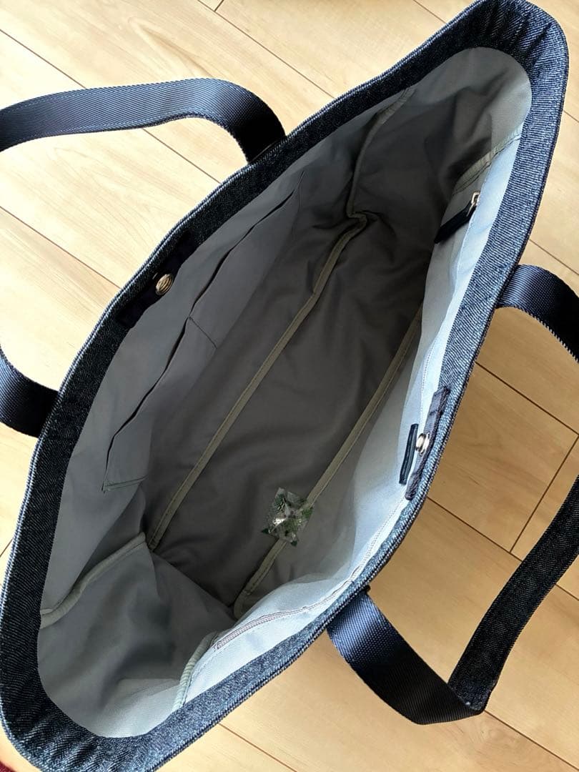 新品☆Lexus トートバッグ デニムブルー&ブラック☆牛革☆レクサスオーナー