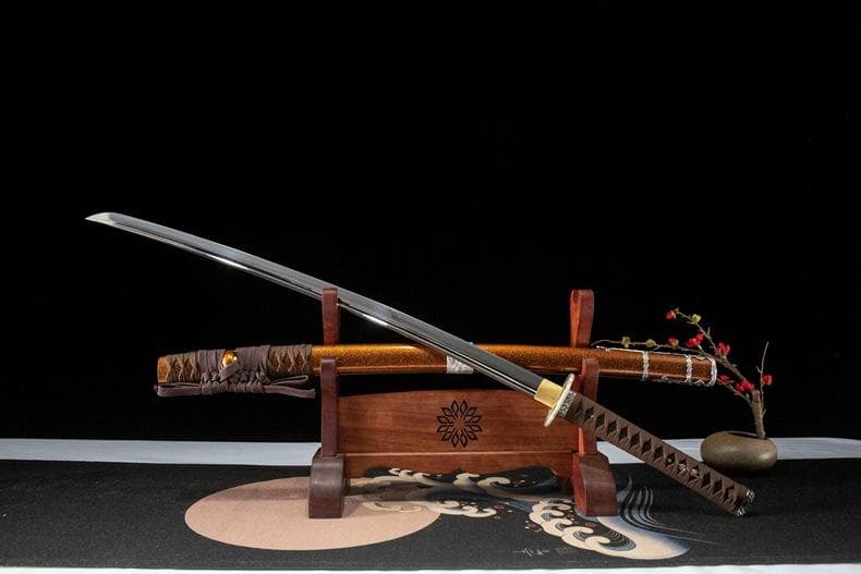 鏡面半太刀 日本刀 模造刀 居合刀 武士道 武蔵 鑑賞用 手鍛造打