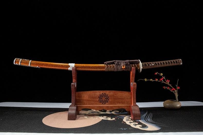 鏡面半太刀 日本刀 模造刀 居合刀 武士道 武蔵 鑑賞用 手鍛造打