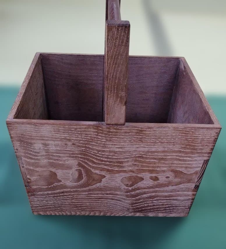 茶道具　炭取り箱　箱炭斗　炭入れ