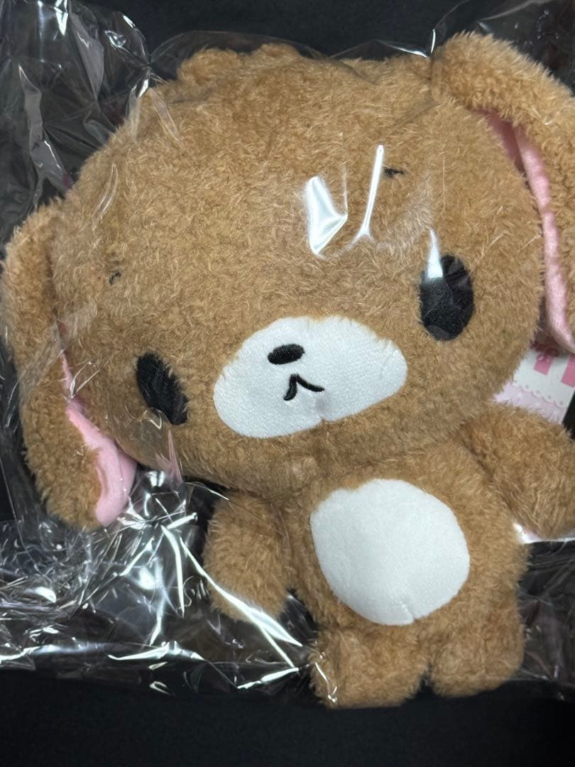 シュガーバニーズ 韓国 20cmぬいぐるみ ２点 公式 くろうさ しろうさ