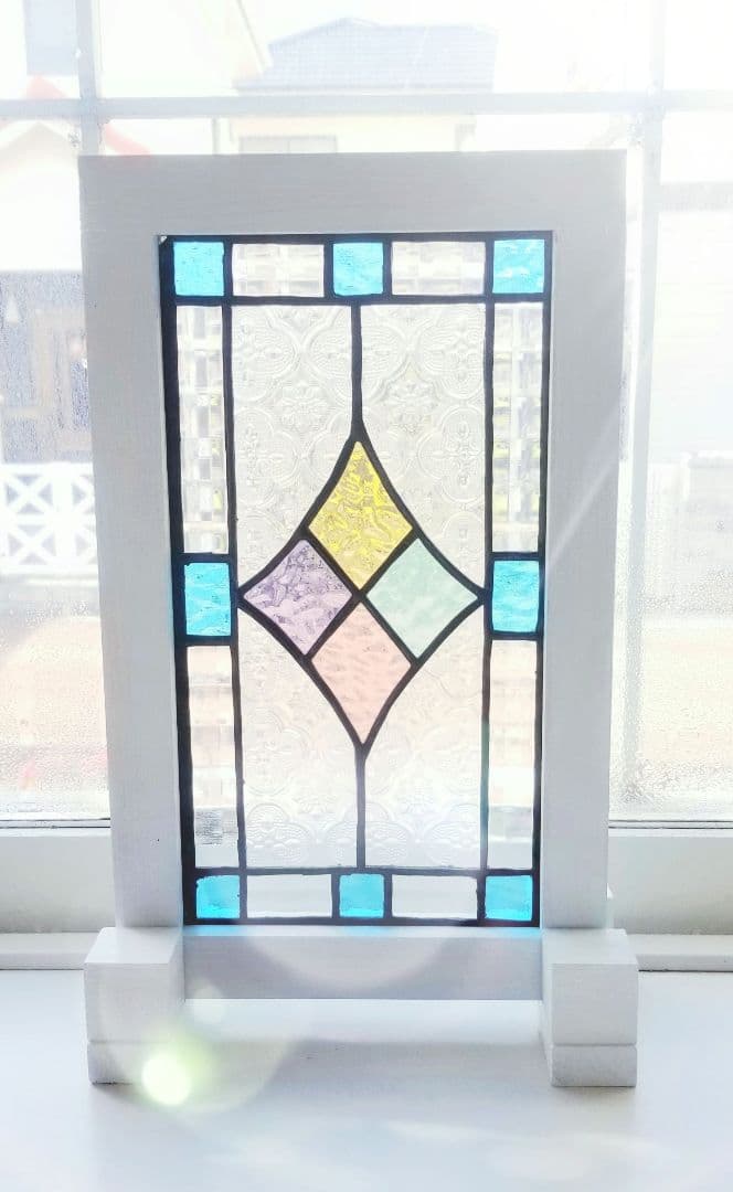 ステンドグラス　アンティーク調パネル