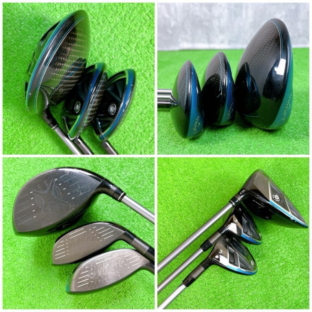 貴重レフティ メンズ初心者用 キャロウェイ ローグスター ゴルフセット 左11本