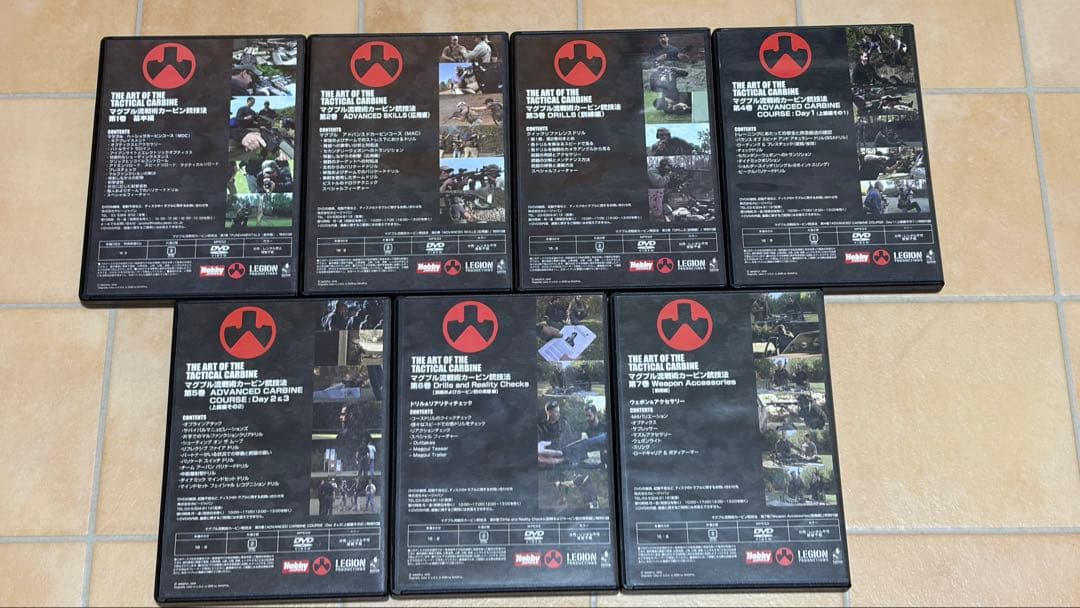 DVD マグプル流戦術カービン銃技法 全7巻　MAGPUL DYNAMICS