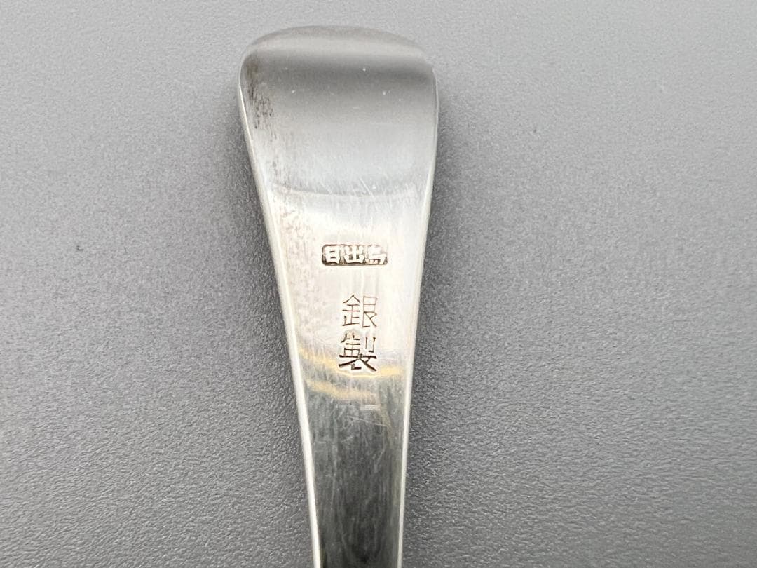 日出島　銀製　刻印　シルバートレイ　バターナイフ　シェル型トレイ　総重量約54g